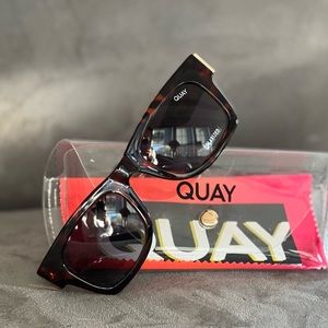 NWT Quay “Makin Moves” Polarized Sunglasses. Brown tortoise color. Never used.